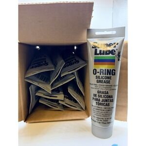 Silicone O-Ring Grease Non-Curing Compound (Translucent White, 3oz Tube) | NS...
